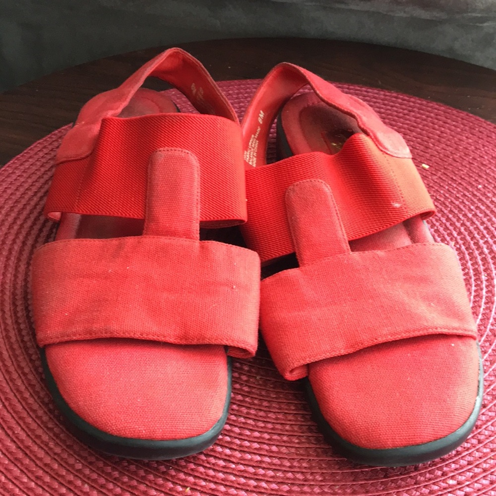 Cute fabric sandals